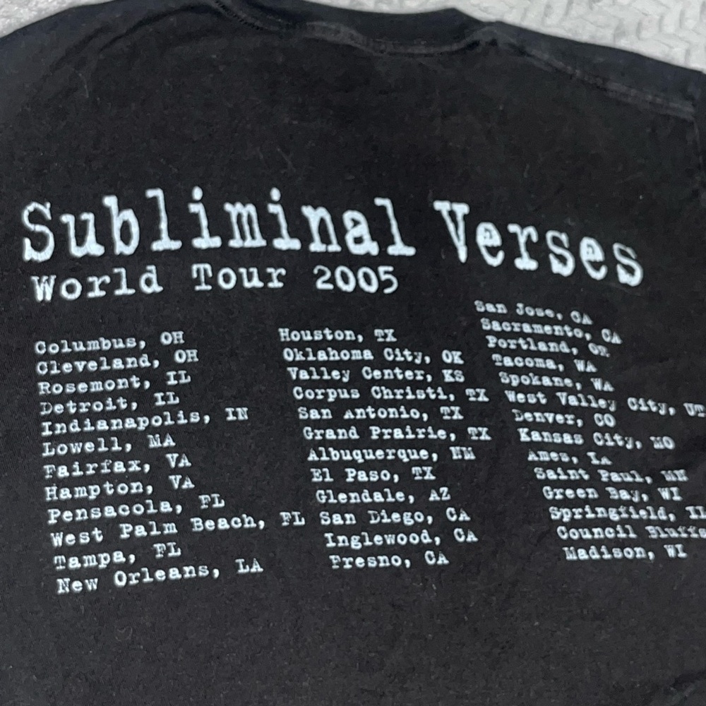 Slipknot Subliminal Verse Tour 2005 Shirt - Picture 2 of 5